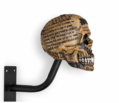 Vintage Skull Helmet Hook
