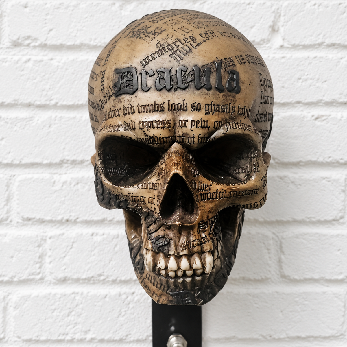 Vintage Skull Helmet Hook