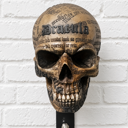Vintage Skull Helmet Hook